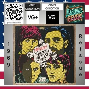 THE RASCALS•Time Peace:The Rascals' Greatest Hits•1969 US (#SD 8190)•UNIPAK Pr